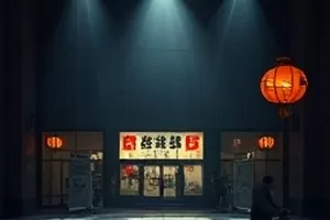 《深巷有灯》深夜面馆暖灯画面
